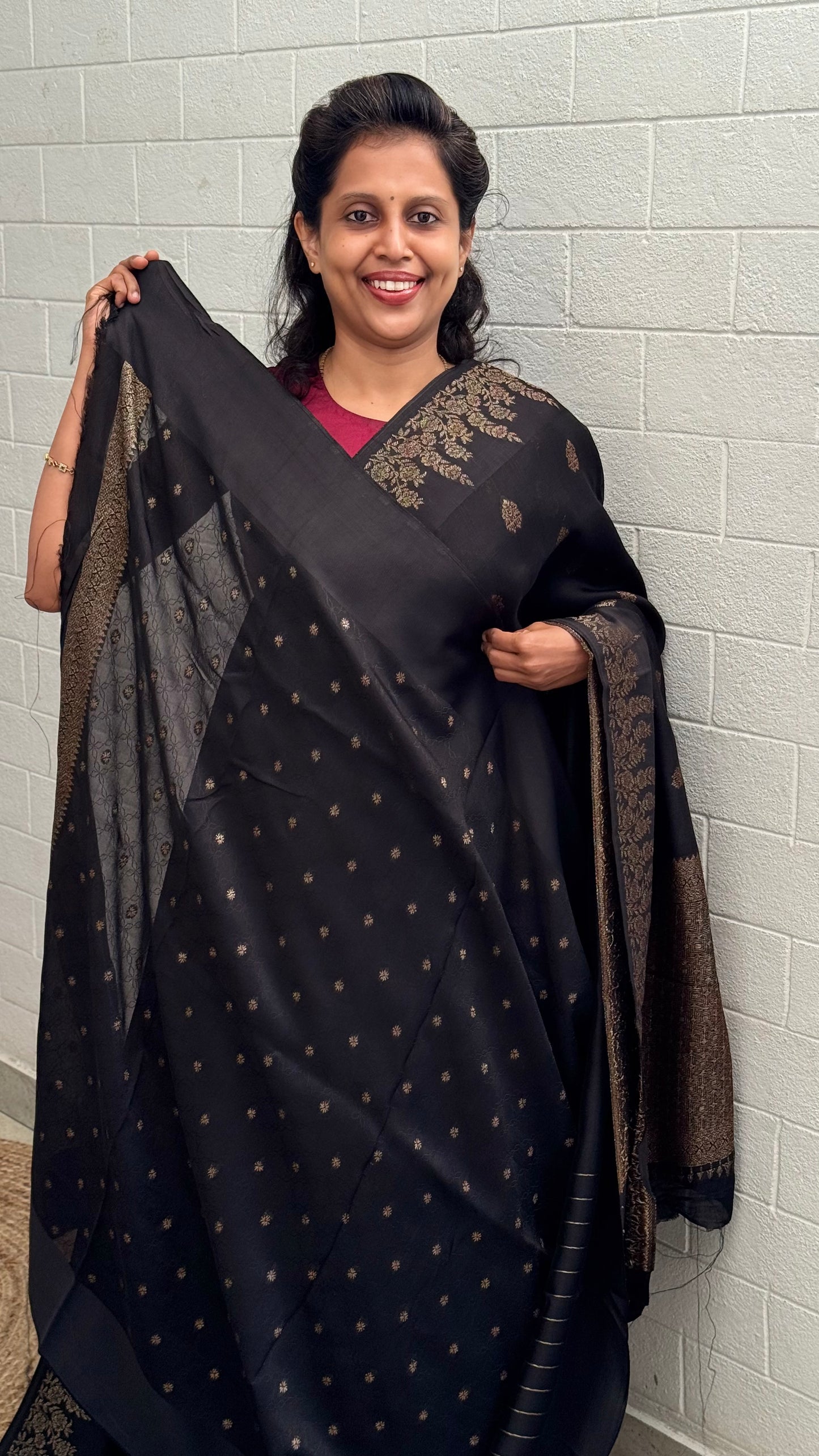 Moonga Tussar Antique Saree