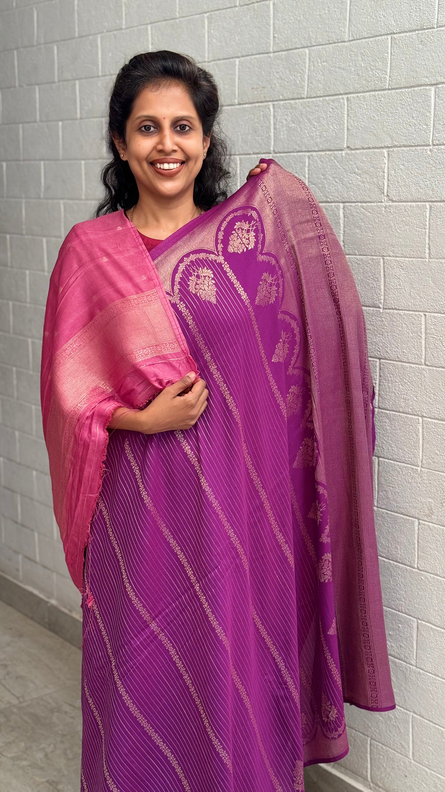 Georgette Contrast