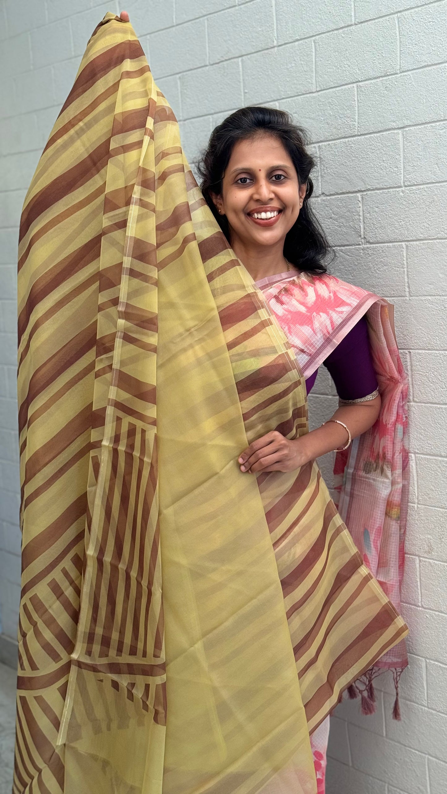 Organza Vertical Line