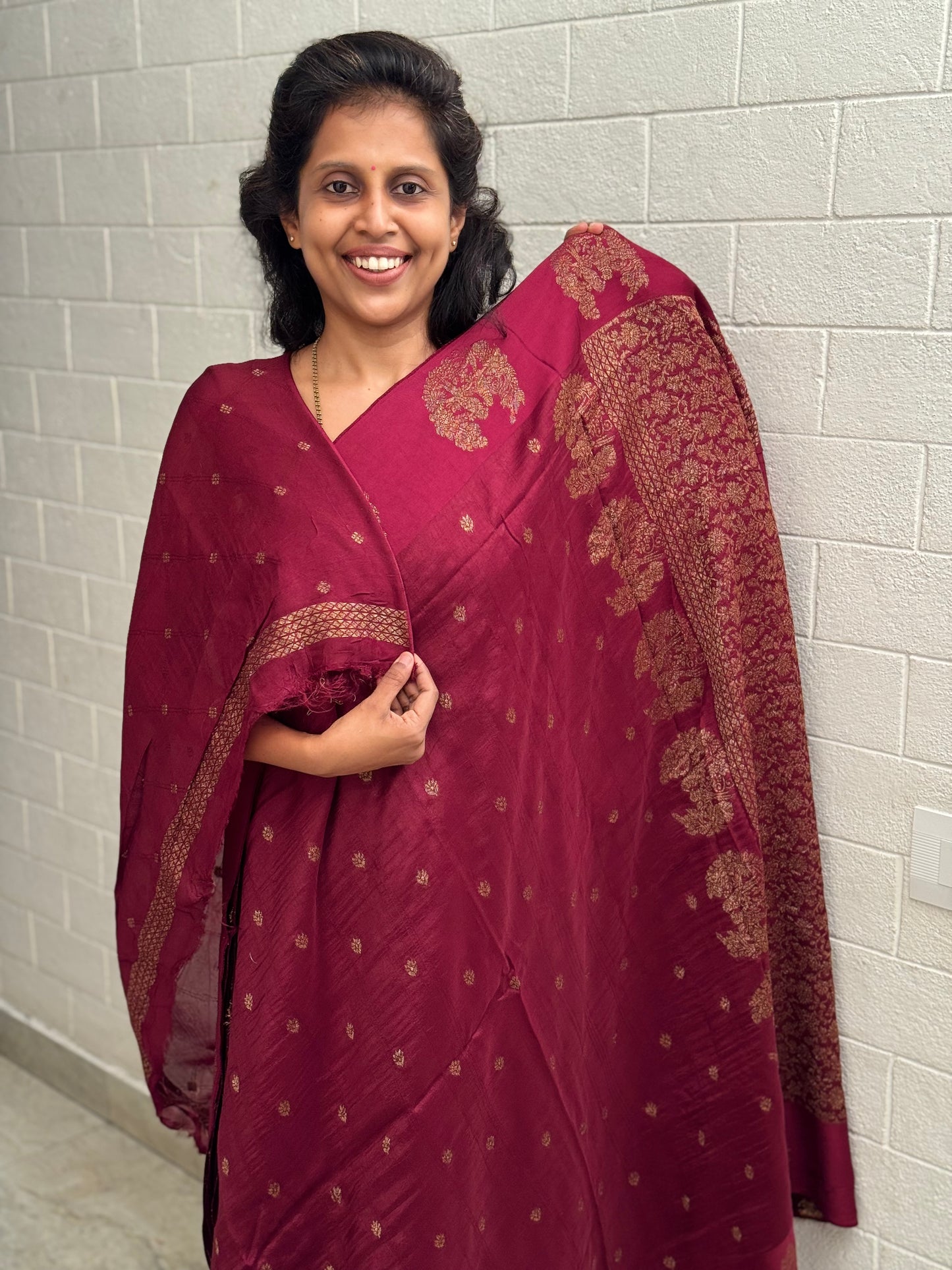 Moonga Tussar Antique