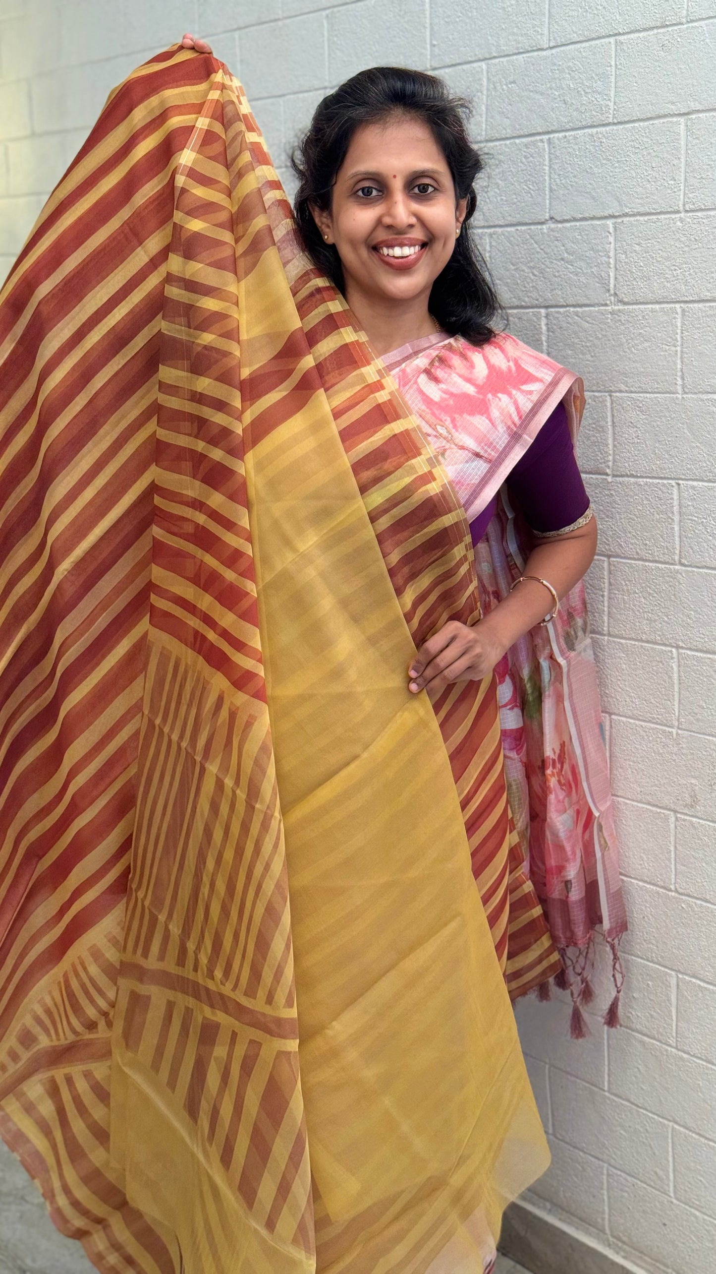 Organza Vertical Line