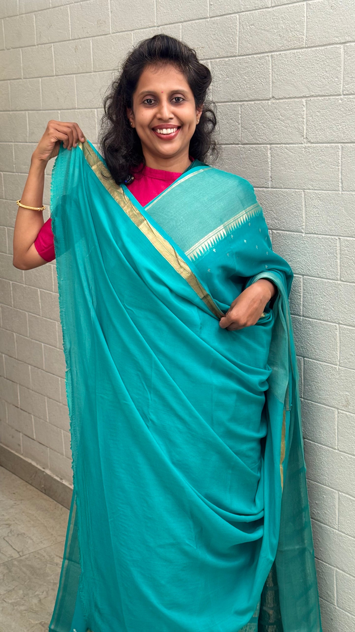 Pure Banarasi Chiffon Saree