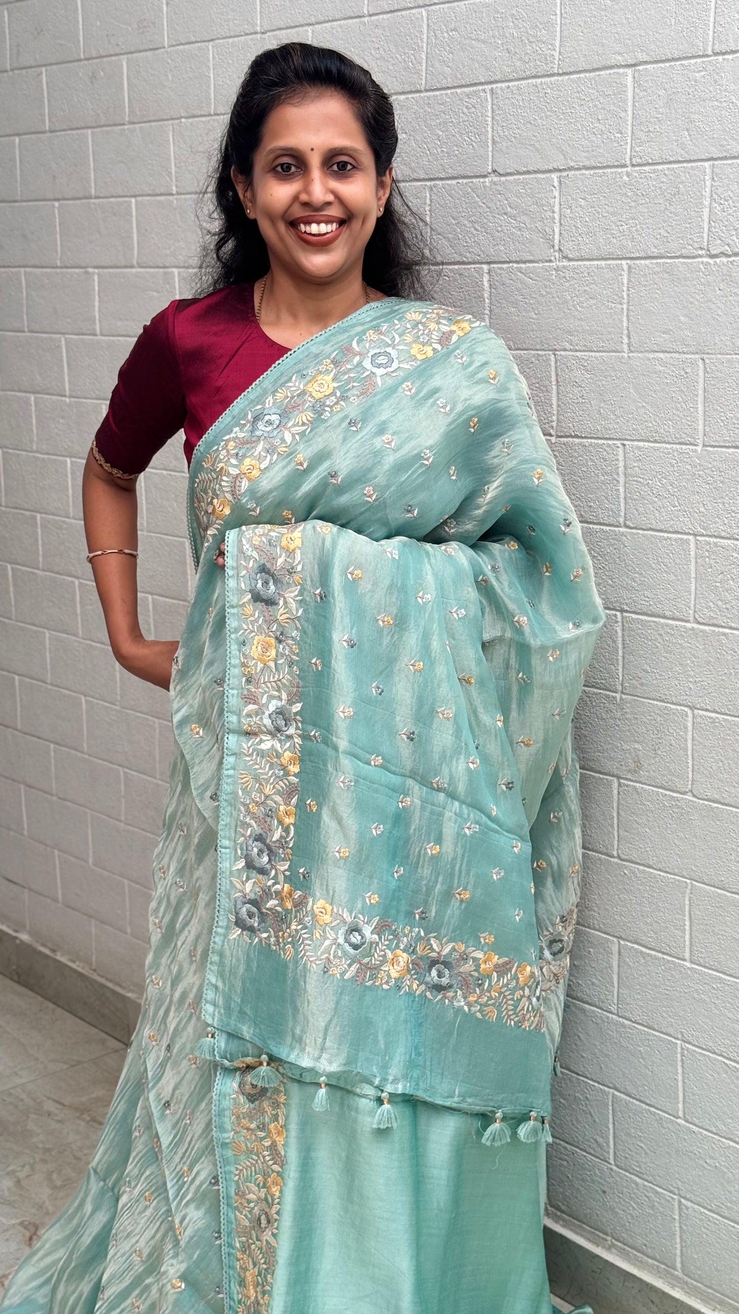 Handwoven Organza Applique