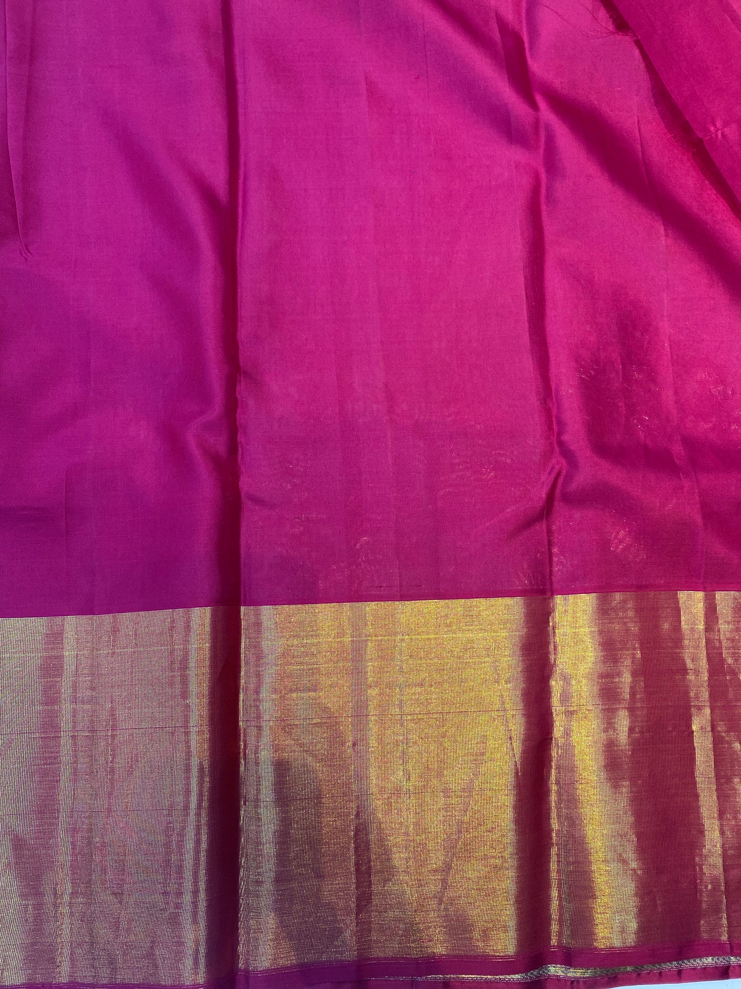Blue & Pink Brocade Kanjivaram
