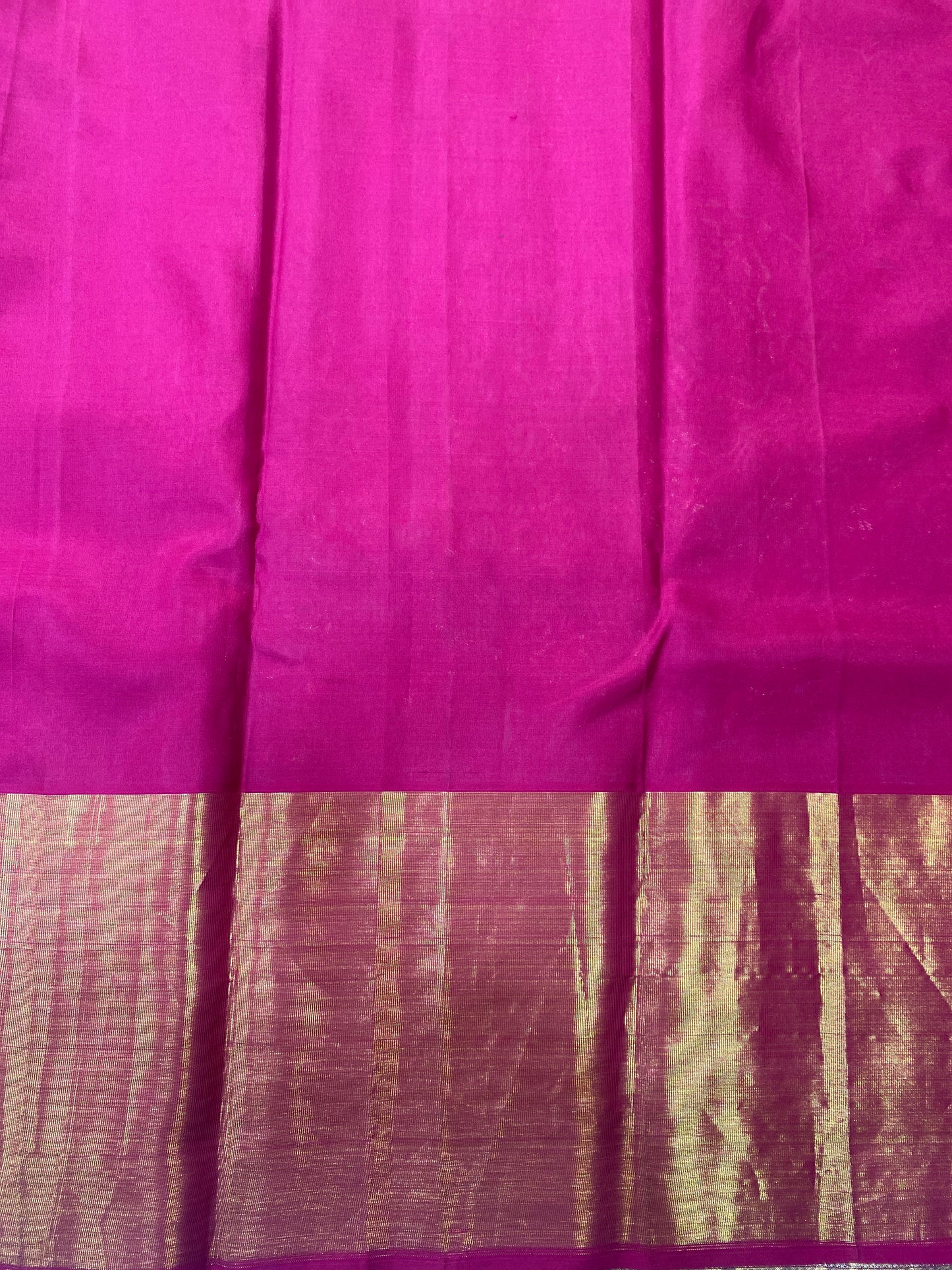 Blue & Pink Brocade Kanjivaram