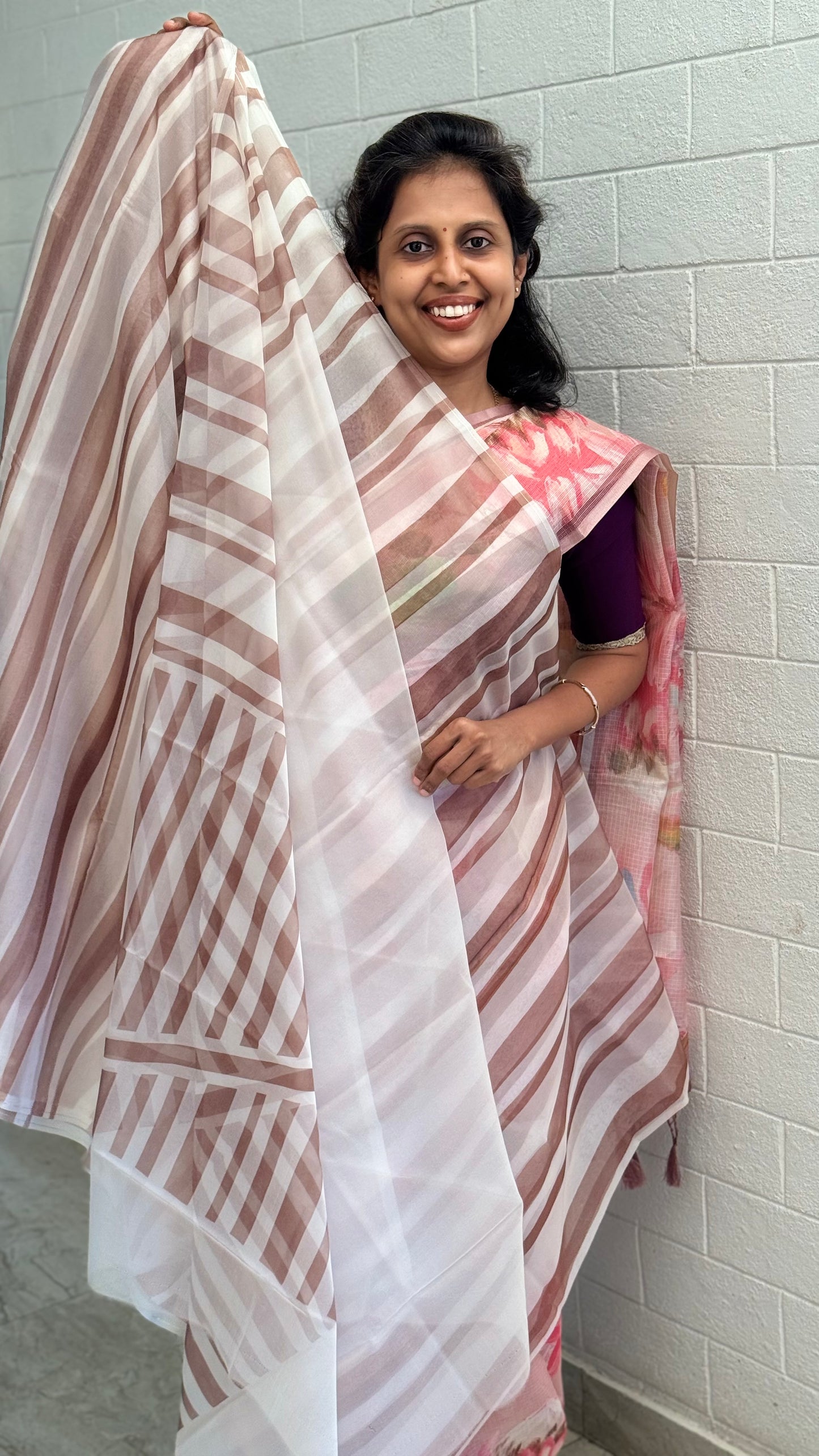 Organza Vertical Line