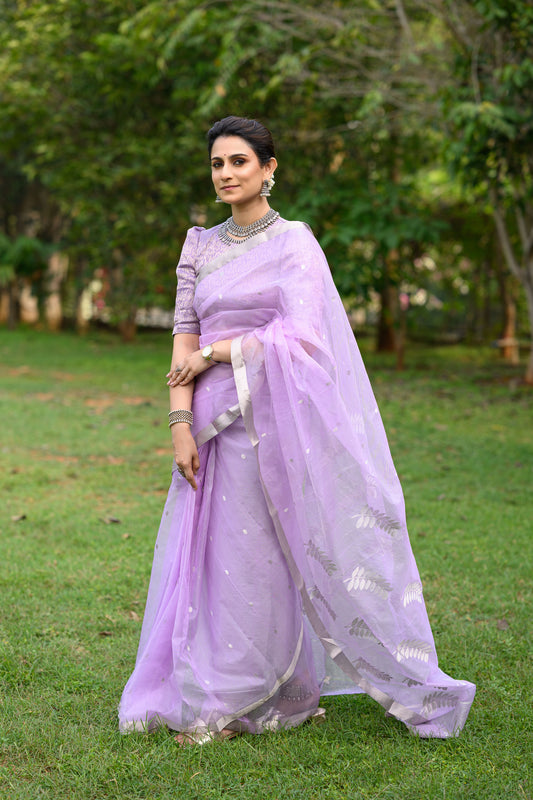 Lavender Silk Organza