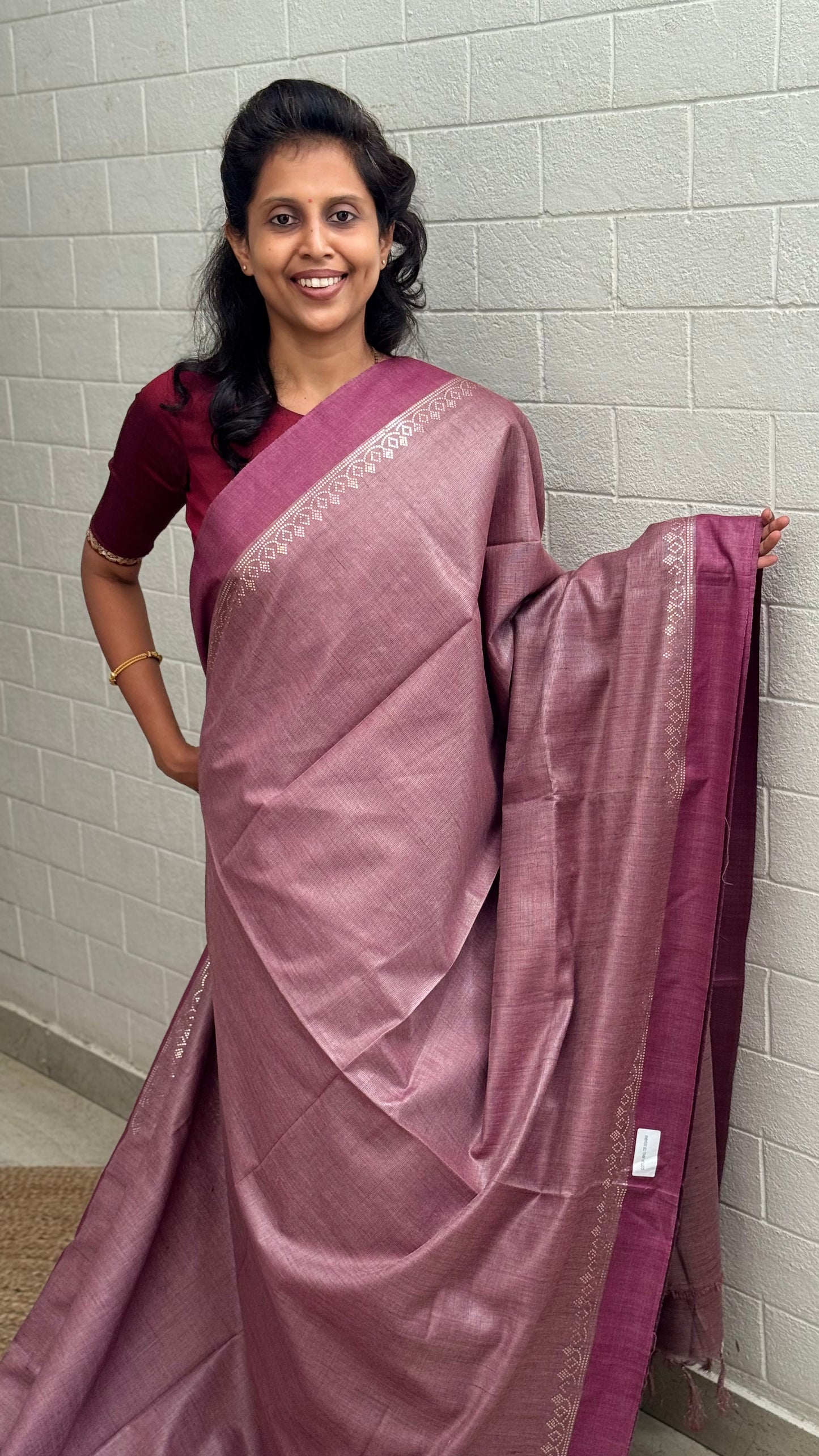 Tussar Silver Print