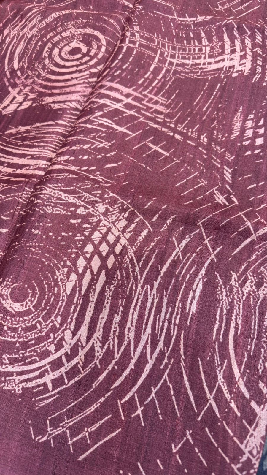 Pure Tussar Print Saree