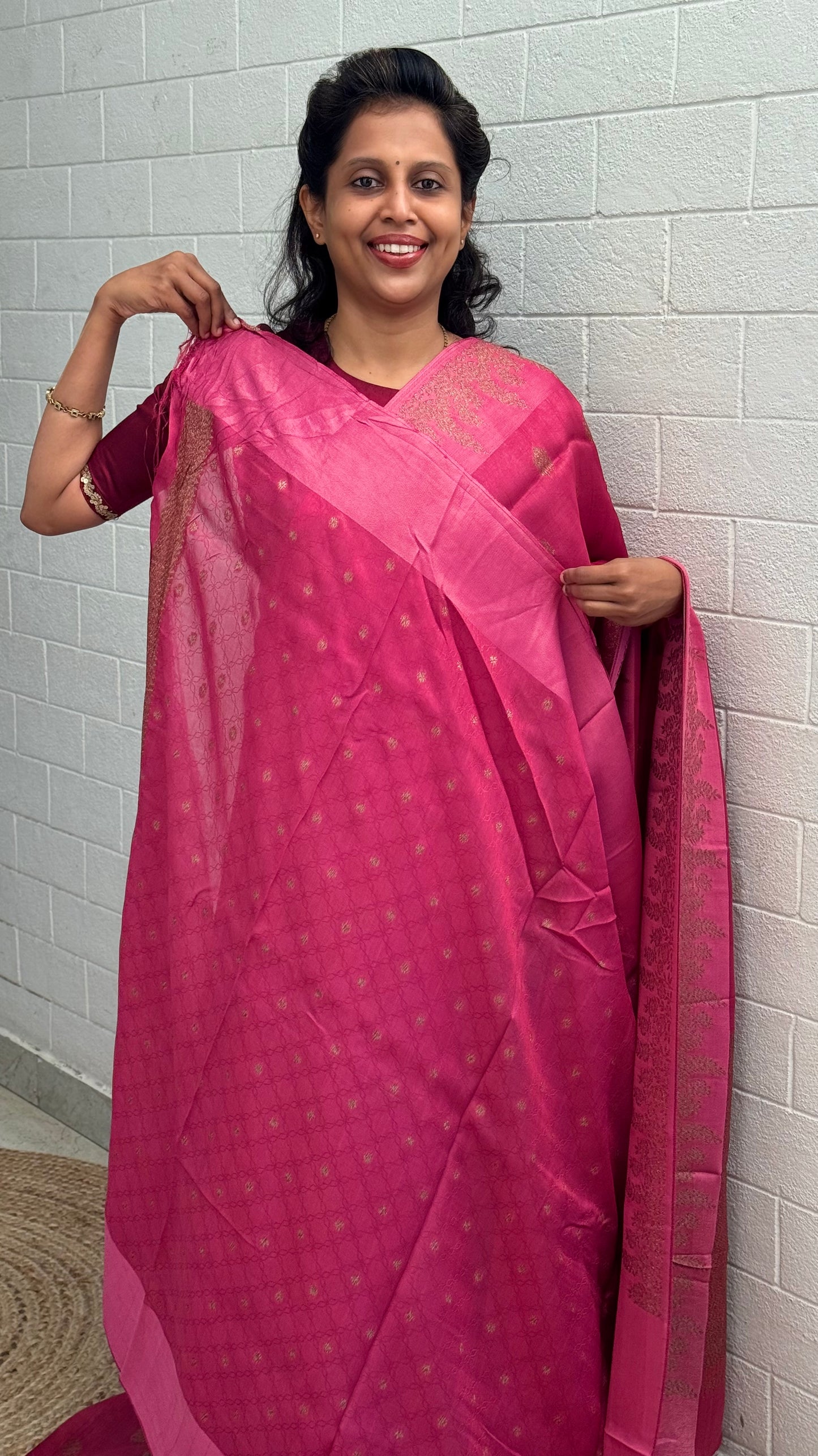 Moonga Tussar Antique Saree