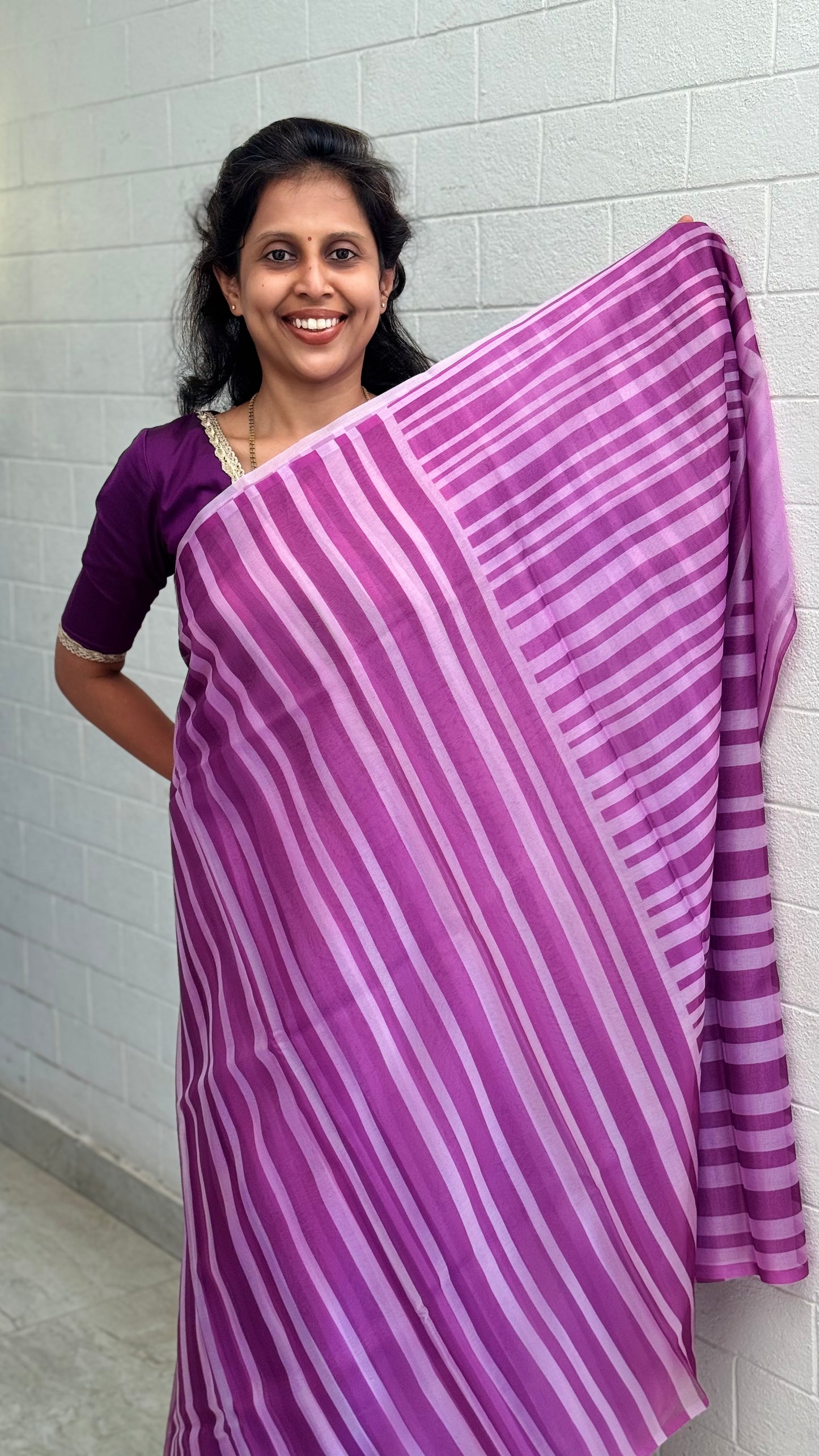 Organza Vertical Line