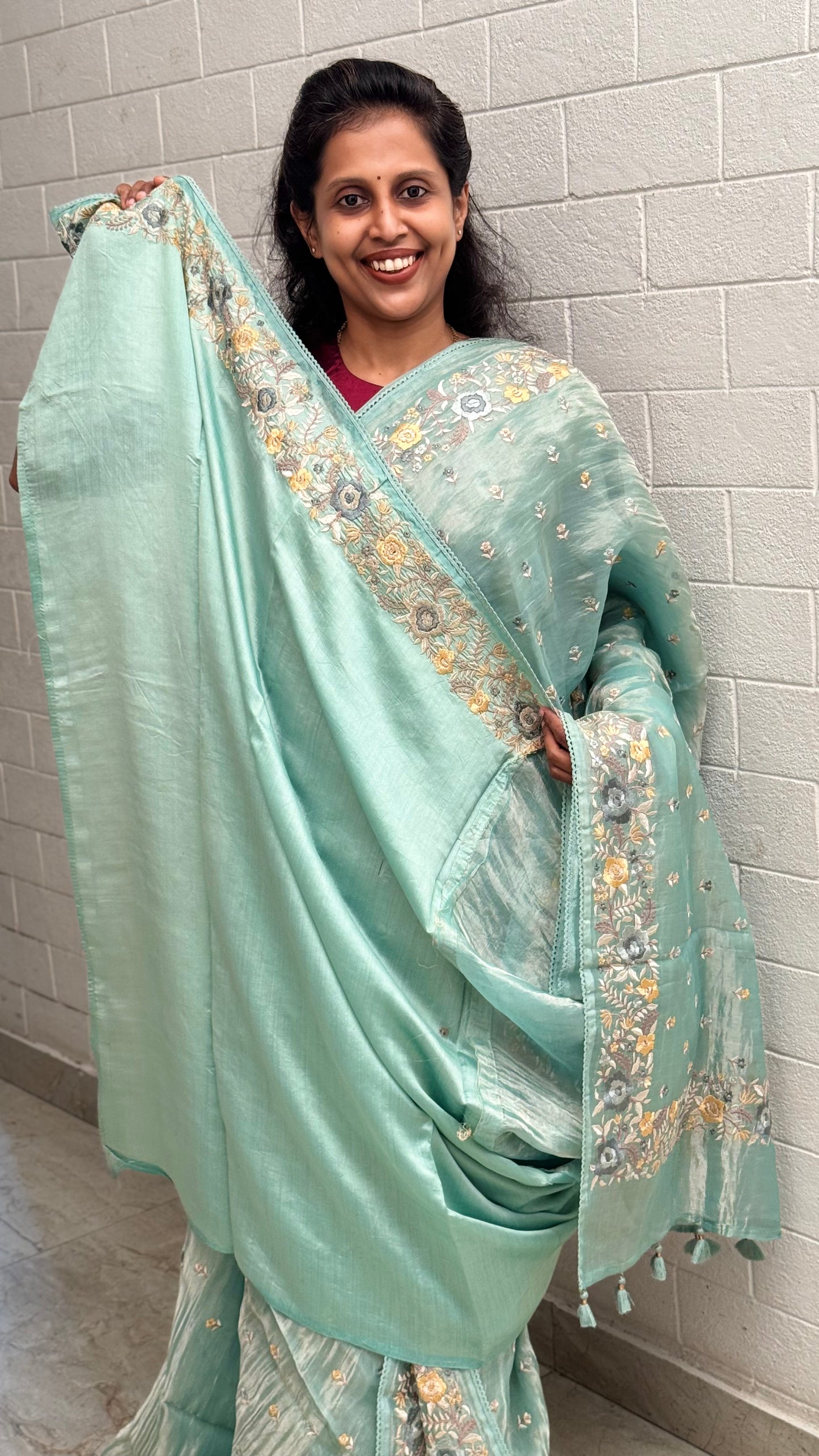 Handwoven Organza Applique