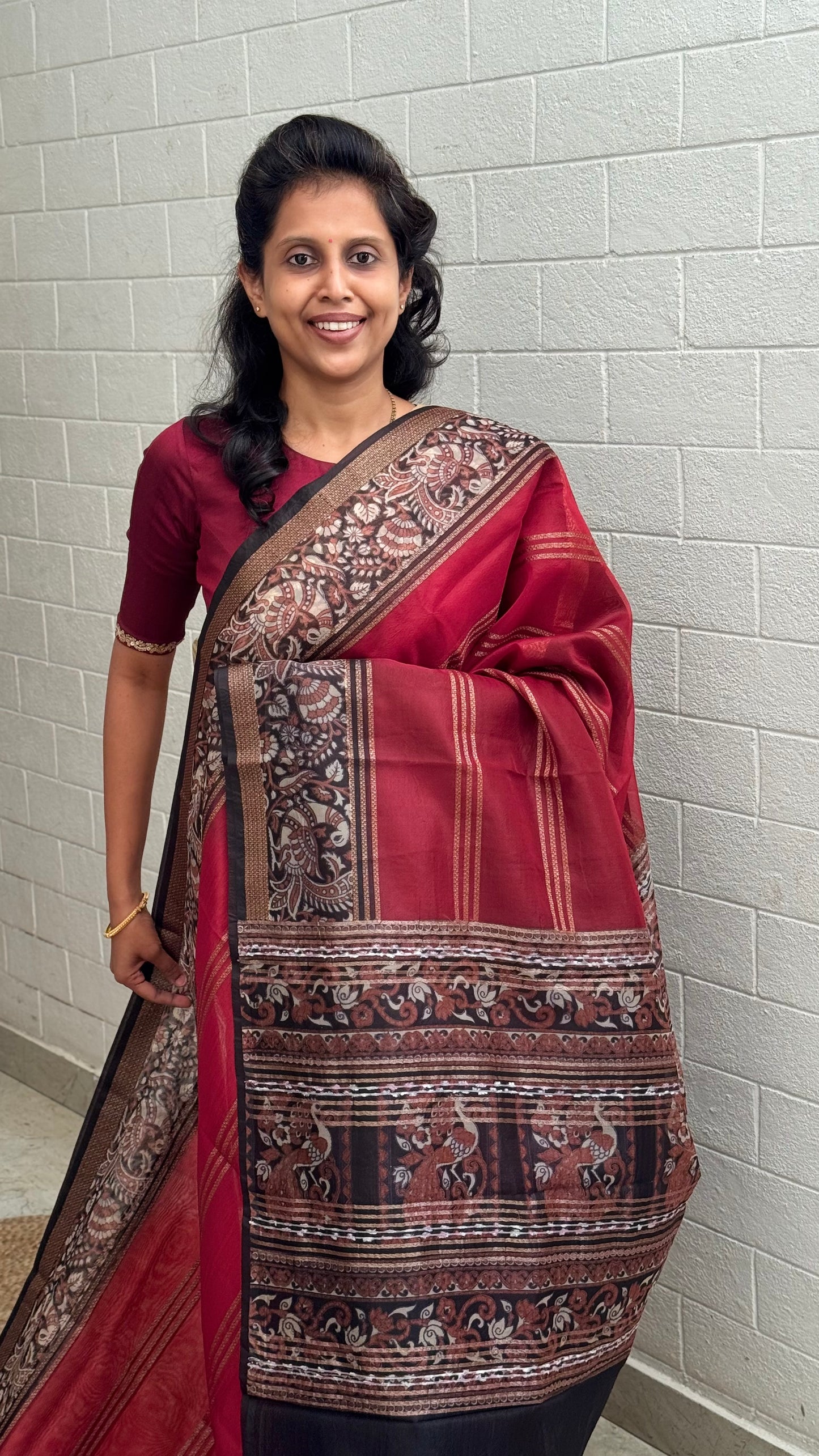 Organza Kalamkari