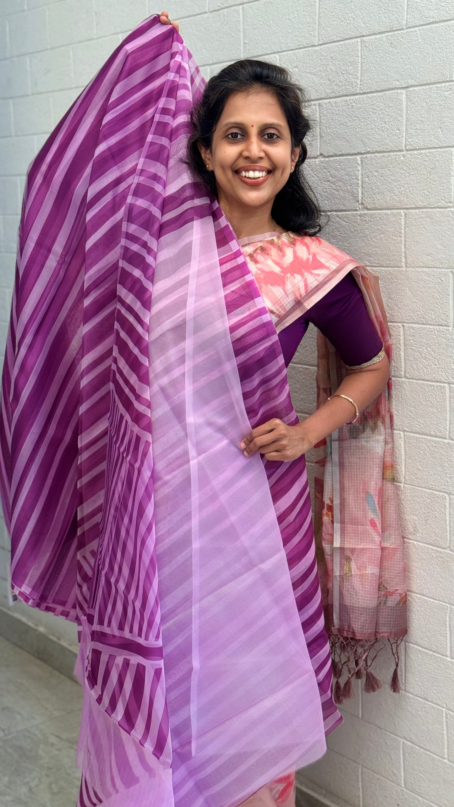 Organza Vertical Line