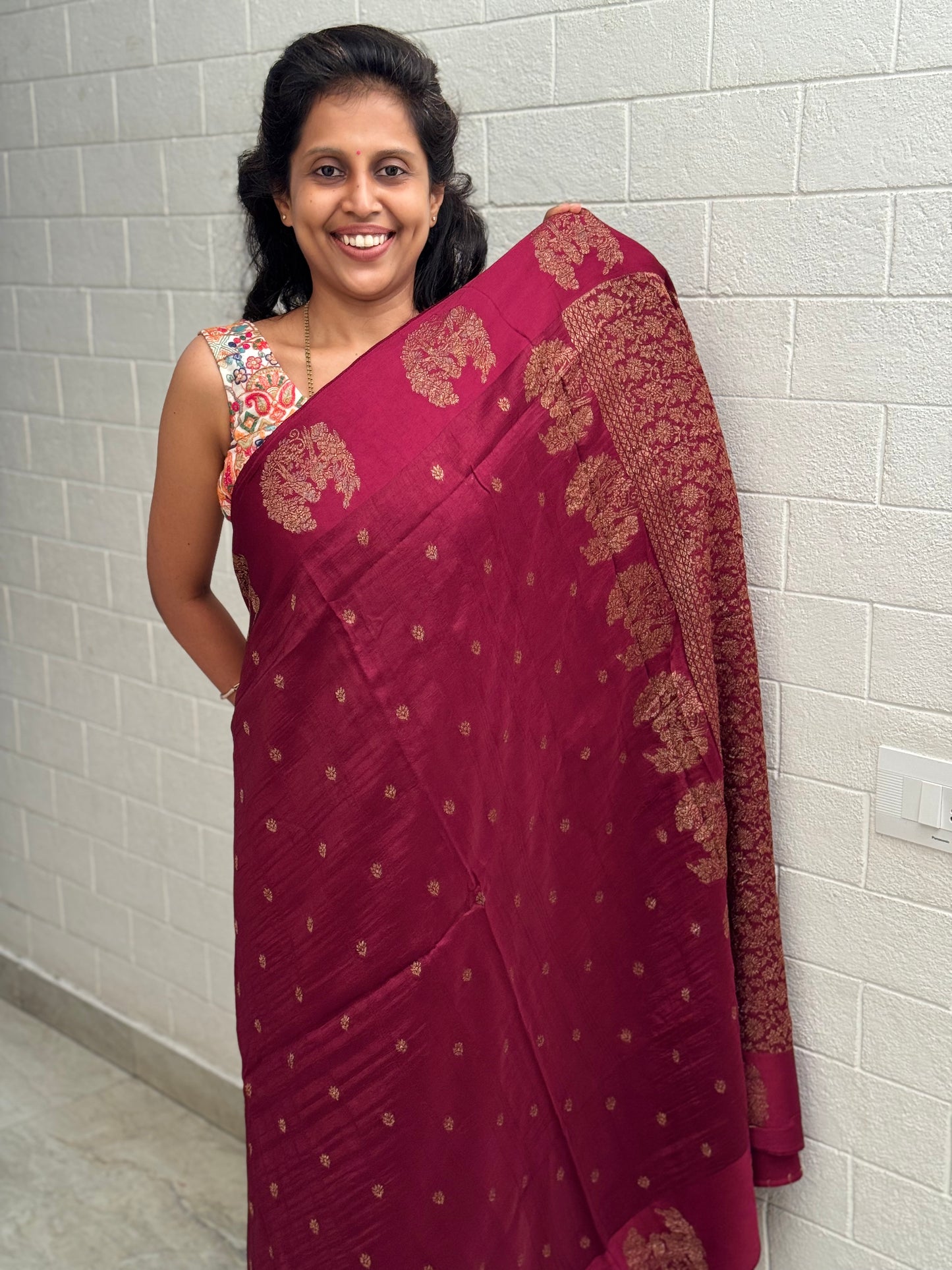 Moonga Tussar Antique