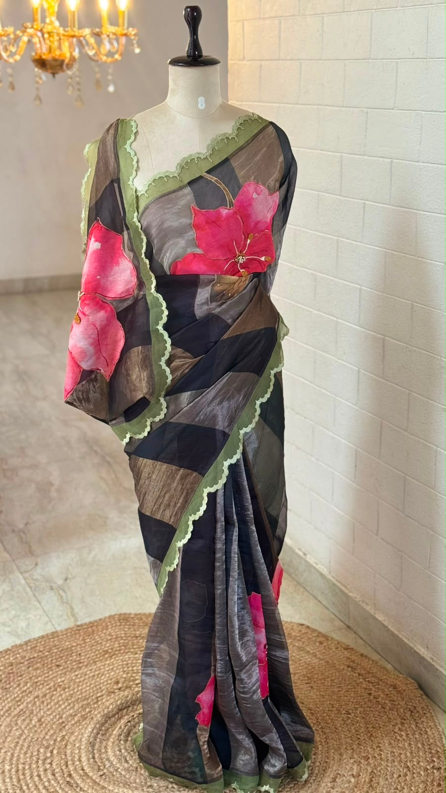 Black Organza Silk