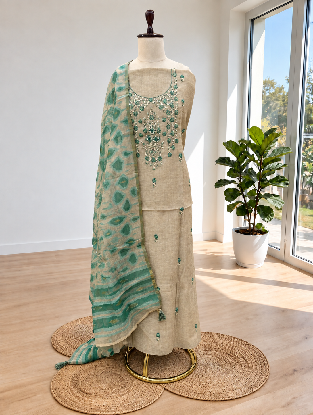 Khaadi Embroidered Unstitched Suit