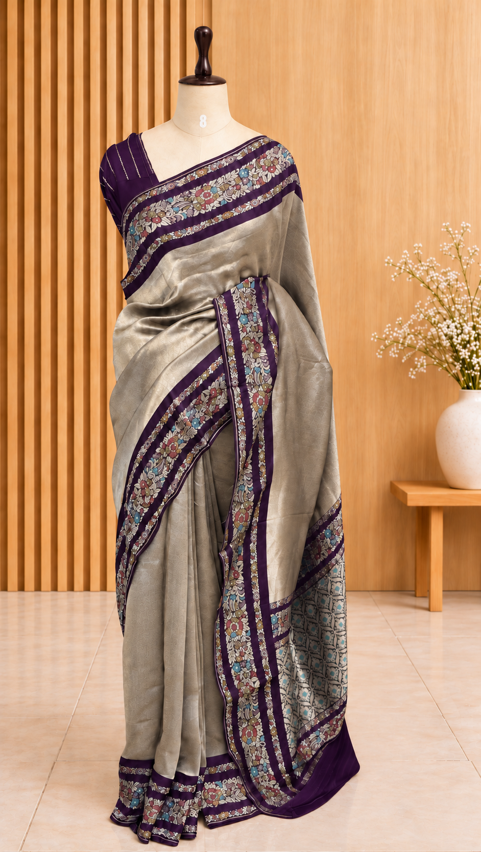 Blended Tissue Brocade Saree