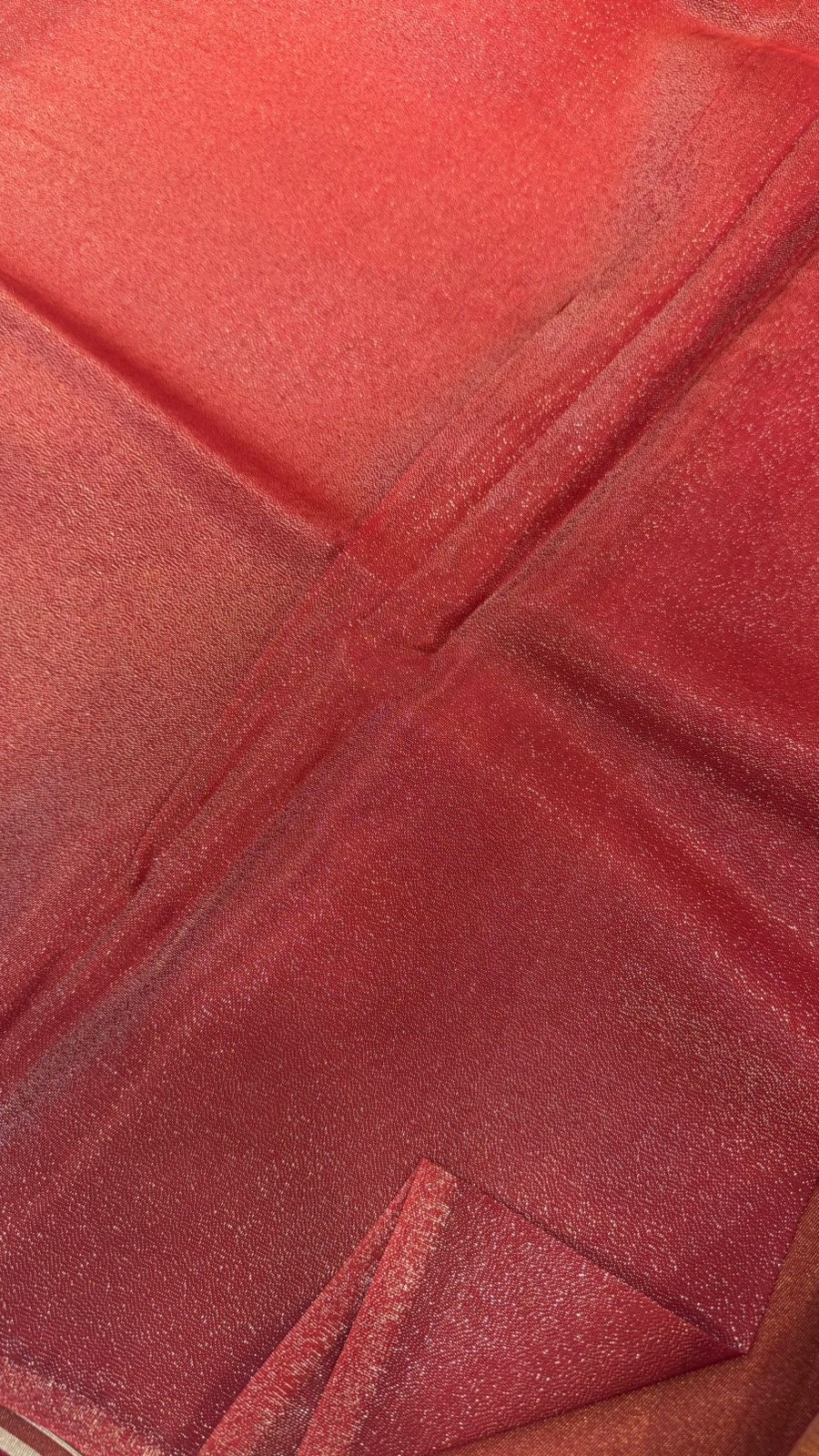 Tissue Line Border Saree