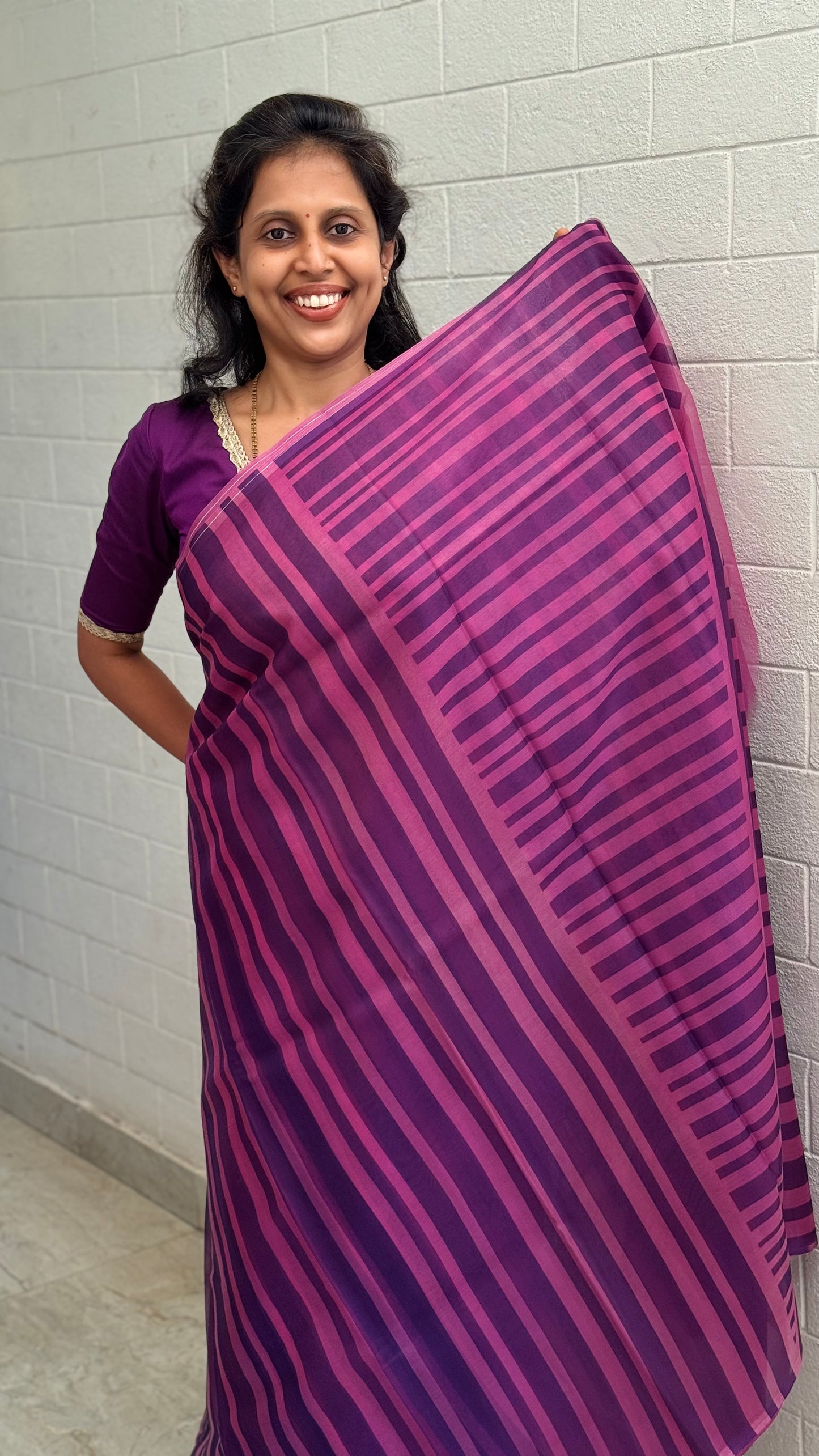 Organza Vertical Line
