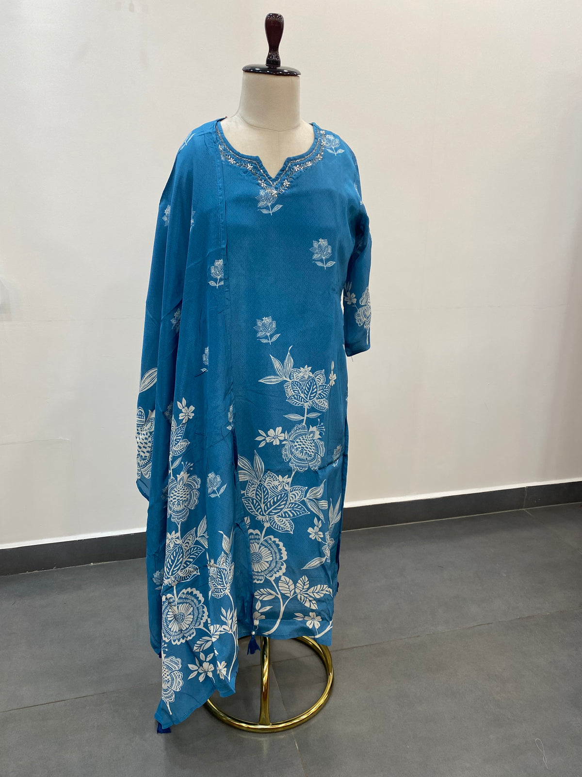 Blue Silk Ready to Wear Suit