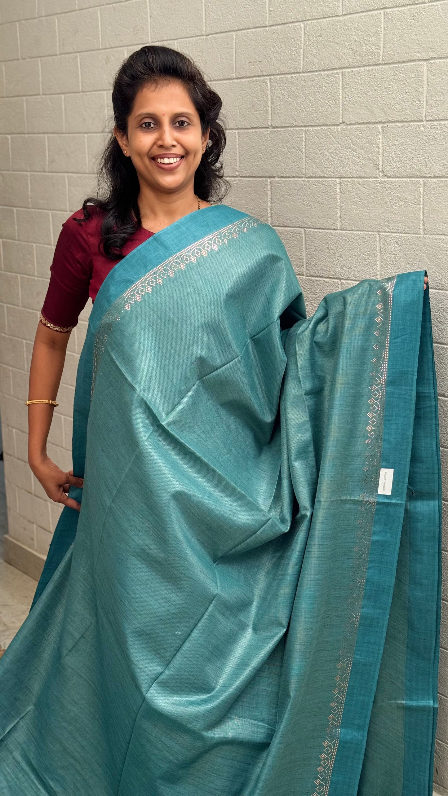 Tussar Silver Print