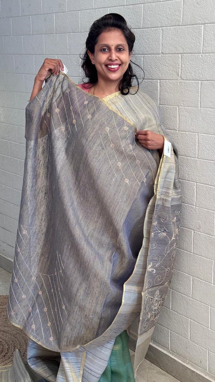 Giccha Gottapatti Embellished Saree