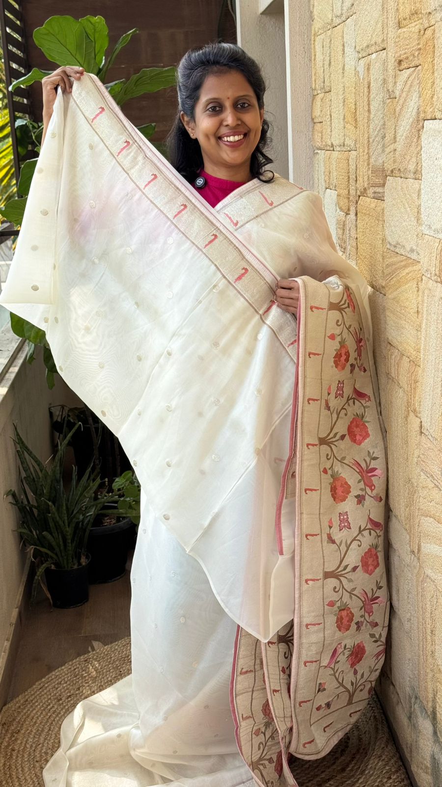 Tissue Silk Paithani Saree