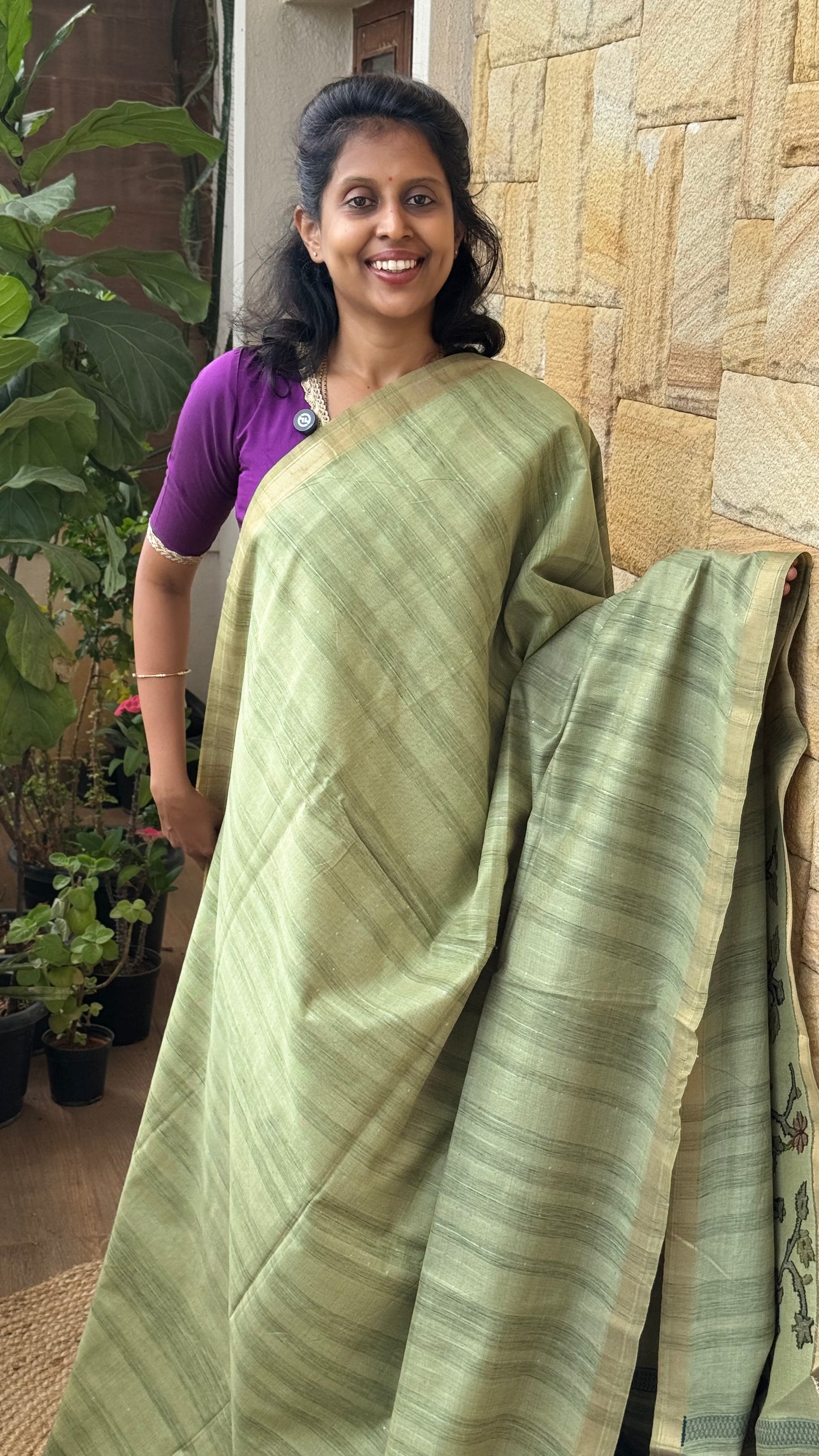 Jamdani Paithani Saree