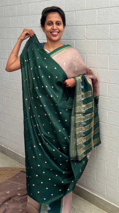 Viscose Bird Border Saree