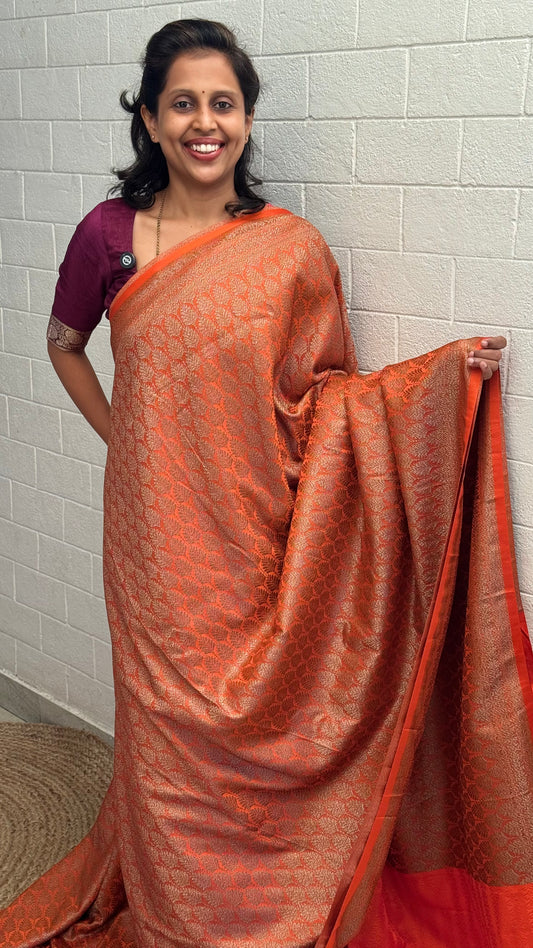 Silk Brocade Saree