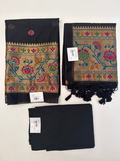 Jamdhani Embellished Unstitched Suit