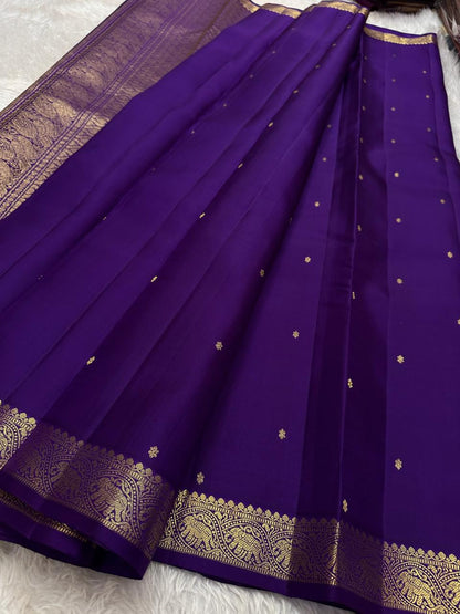 Purple Basic Kanjivaram