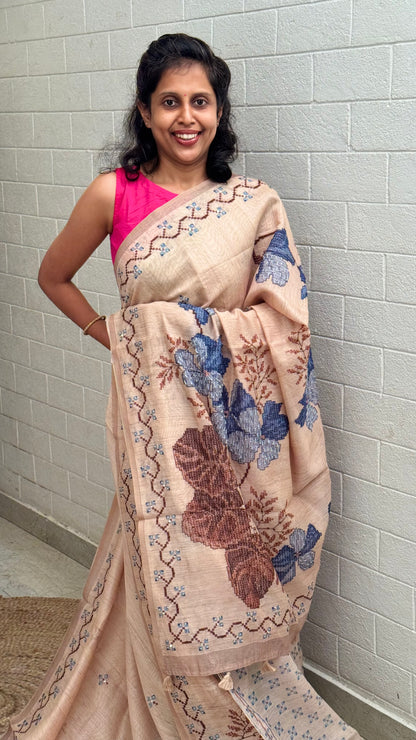 Chanderi Knot Work