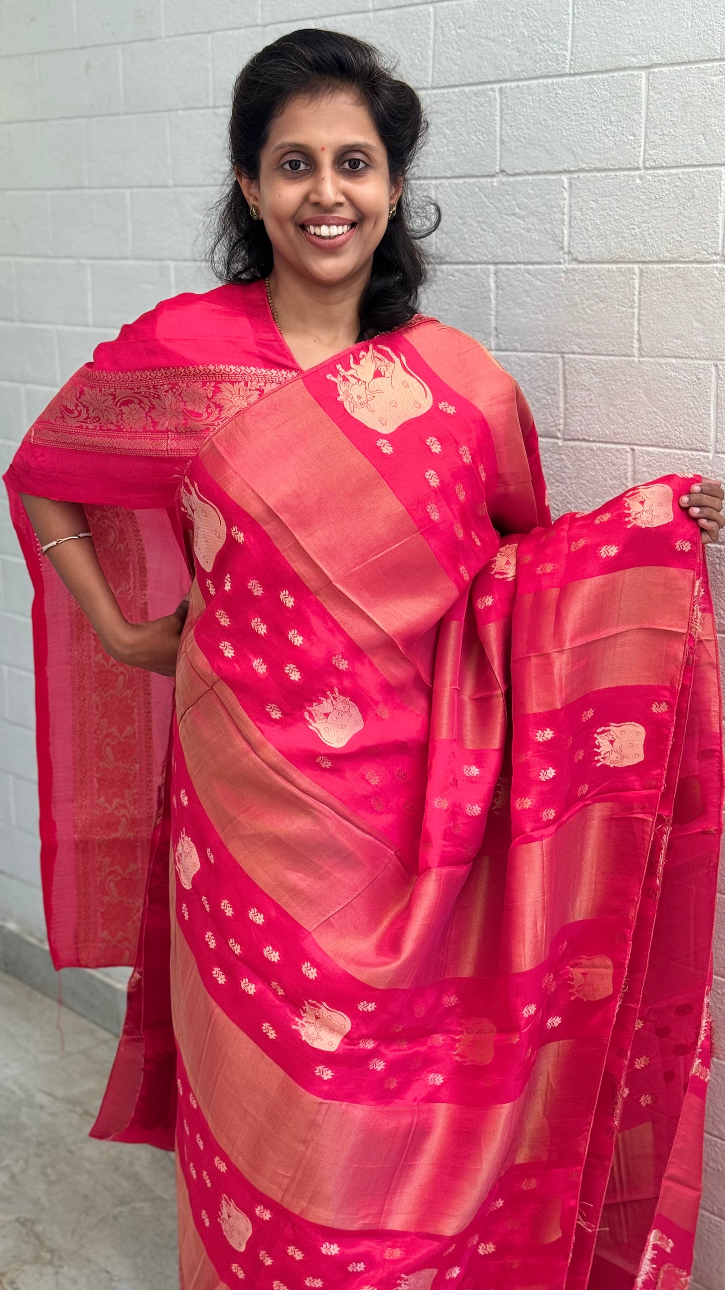 Viscose Pichwai Border