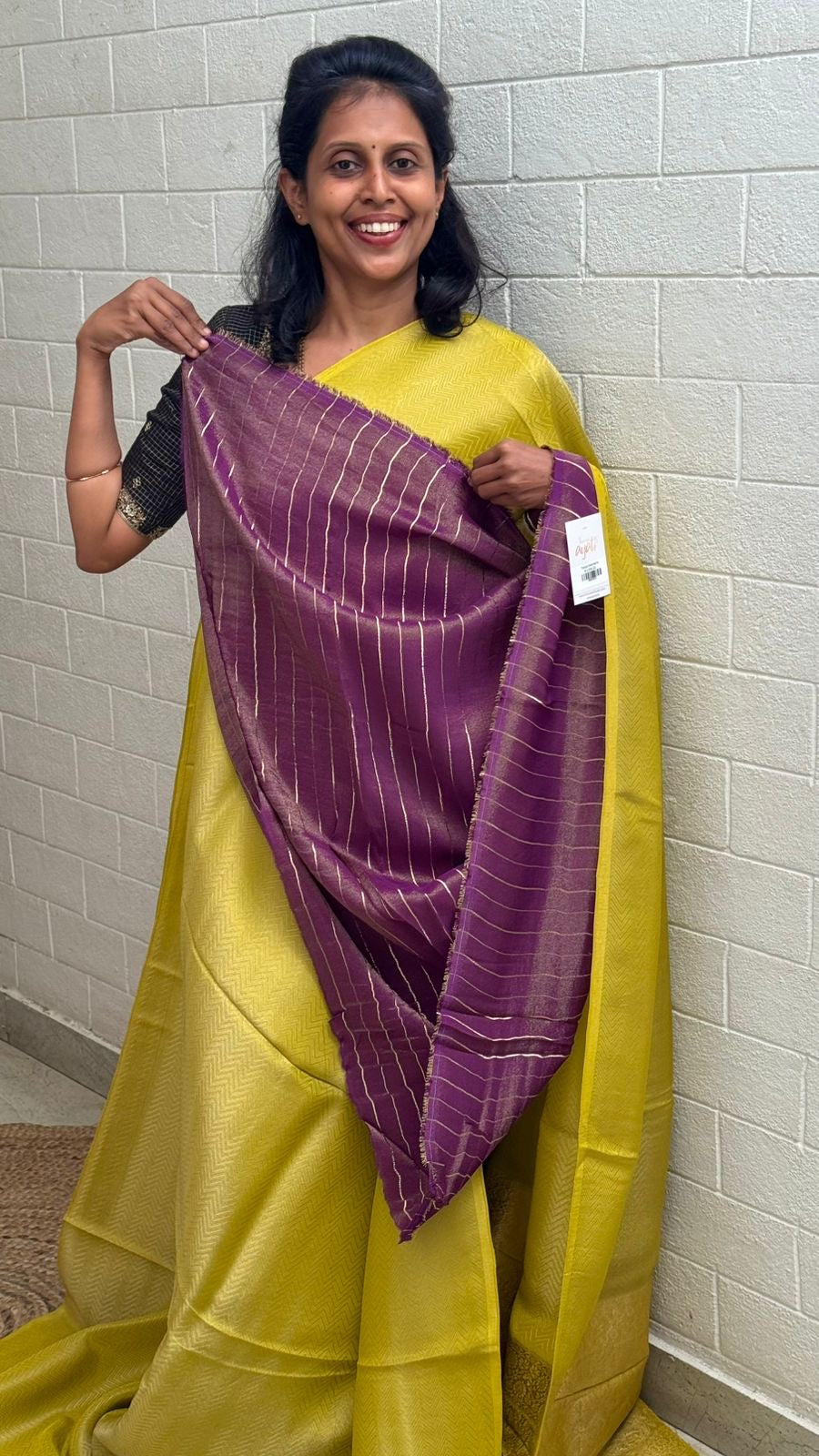 Tissue Geometric Saree