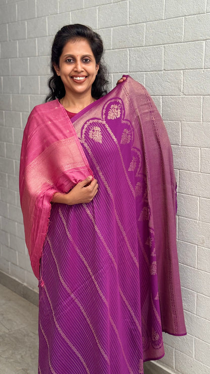 Georgette Contrast
