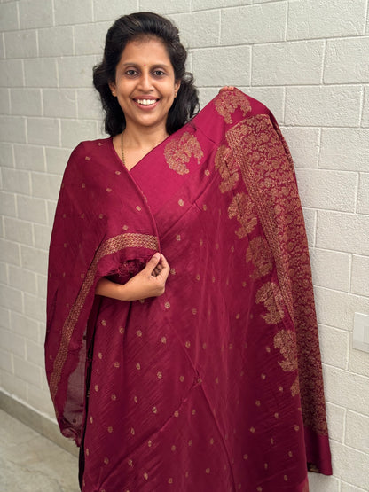 Moonga Tussar Antique