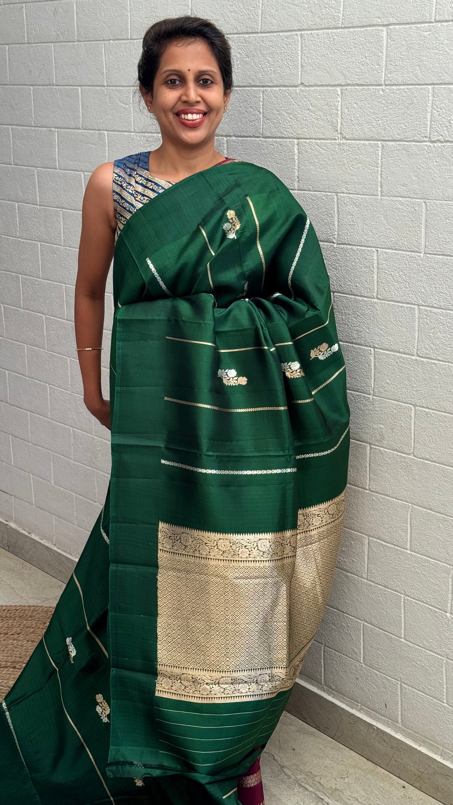 Pure Raw Mango Khatan Silk Saree