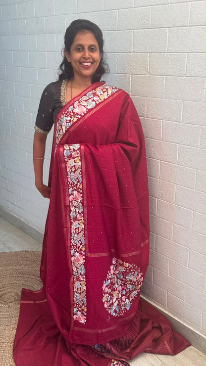 Blended Tussar Parsi Gara