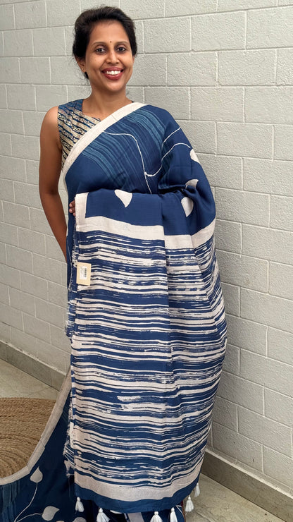 Pure Modal Contemporary Saree