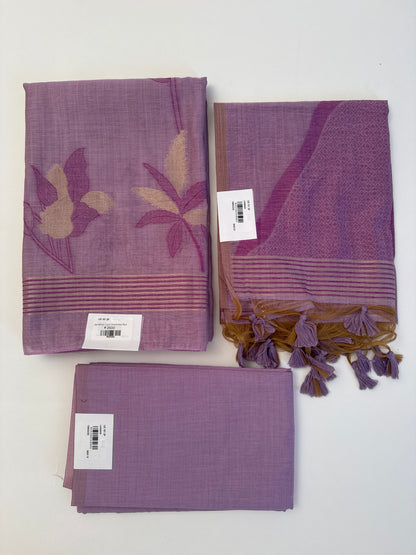 Jamdhani Leaf Unstitched Suit