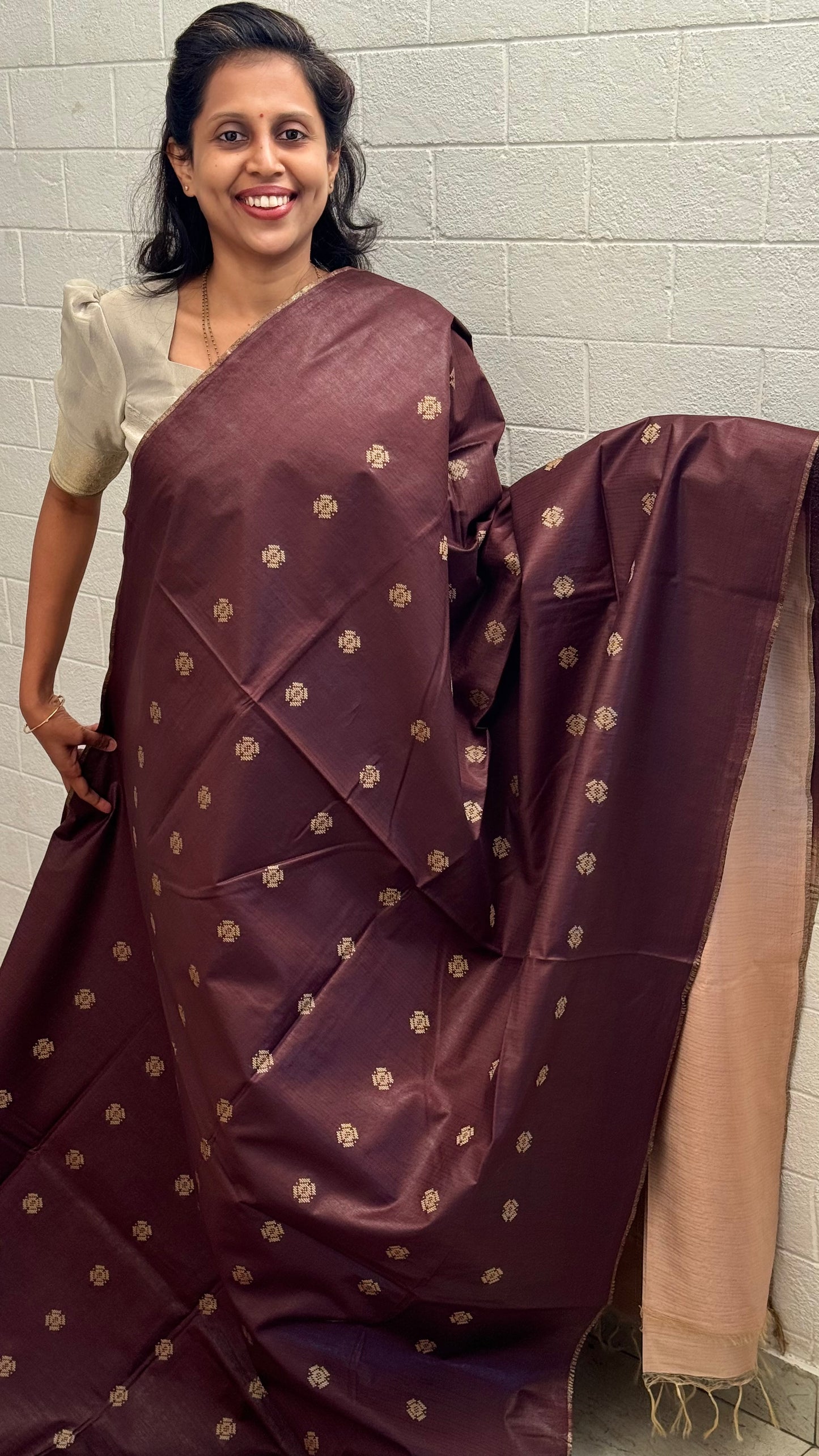 Chanderi Butta Saree