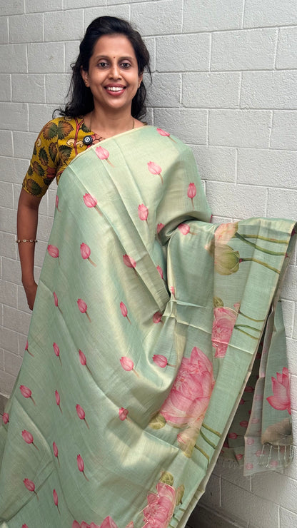 Linen Tissue Saree