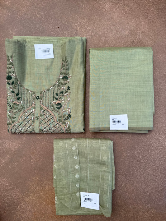 Chanderi Embroidered