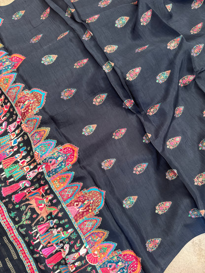 Kanni Silk Unstitched Suit