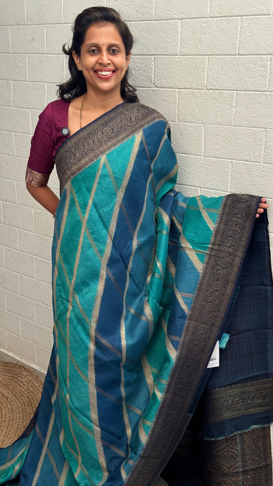 Chanderi Shaded Saree