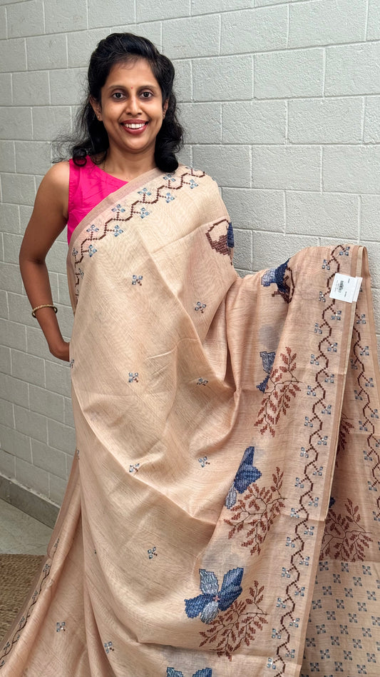 Chanderi Knot Work