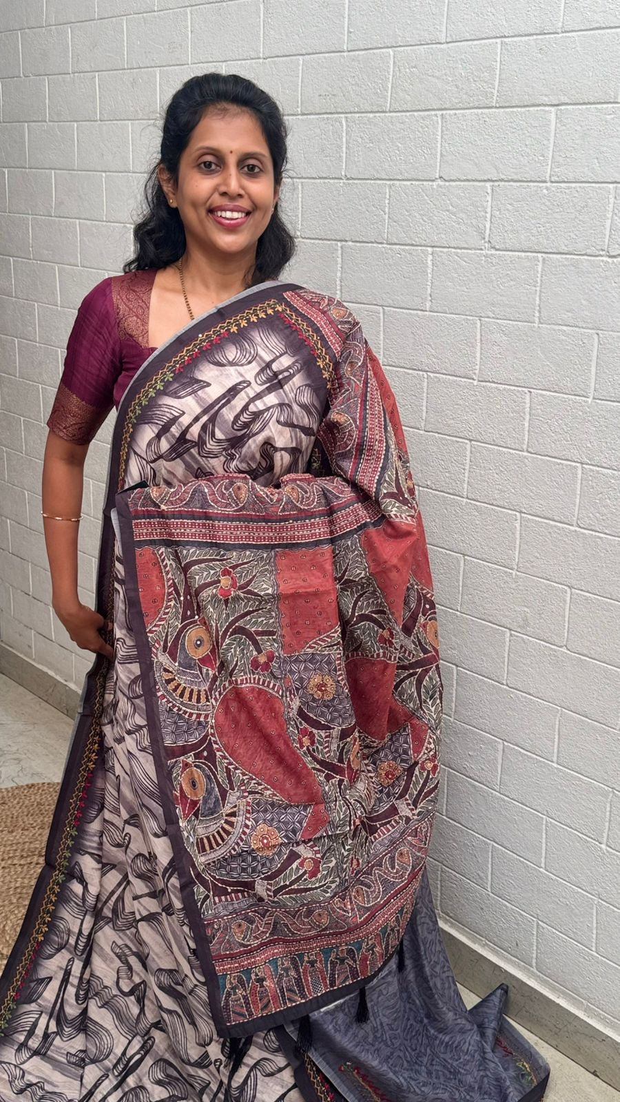 Chanderi Kantha