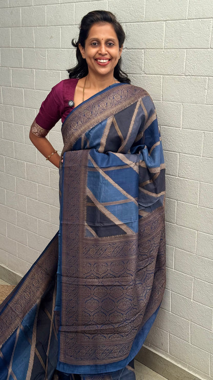 Chanderi Shaded Saree
